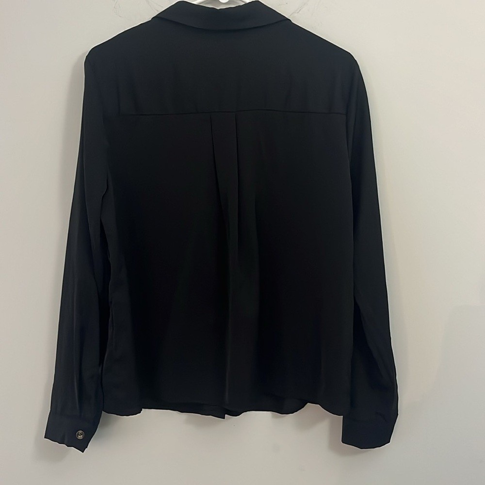 Black collared button down - Picture 4 of 5